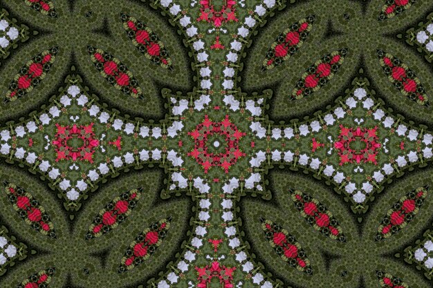 haftowane wzory z bliska